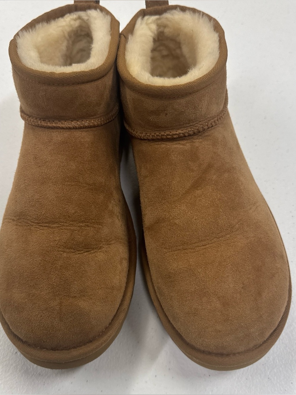 Ugg Tan Shearling-Lined women Winter Boots